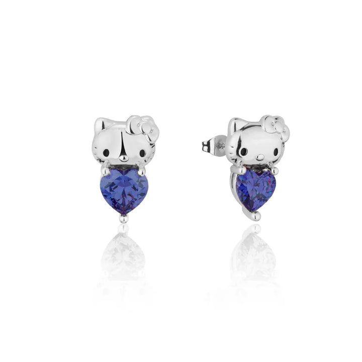 Sanrio Hello Kitty December Birthstone Stud Earrings