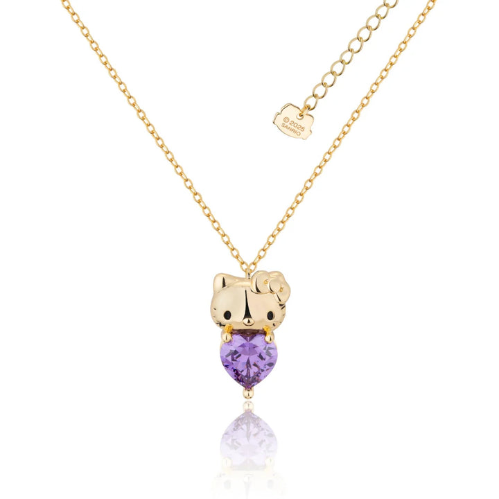 Sanrio Hello Kitty February Birthstone Necklace