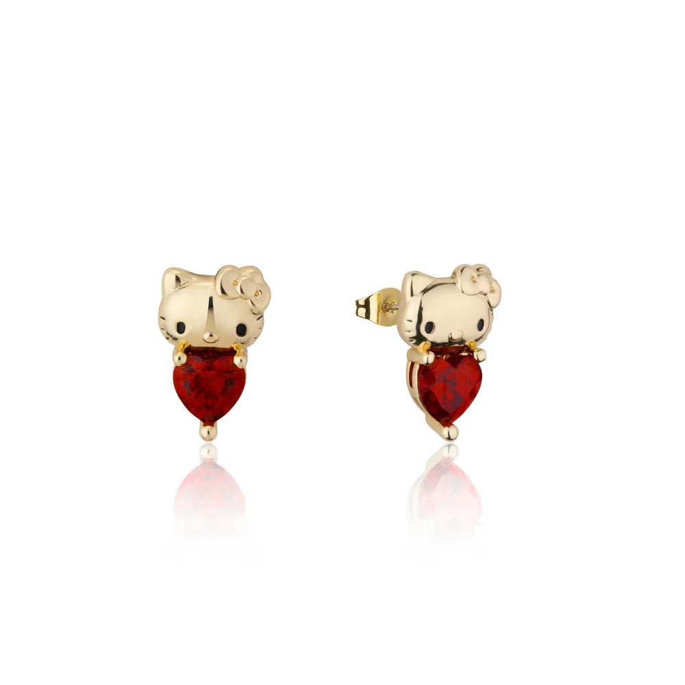 Sanrio Hello Kitty January Birthstone Stud Earrings