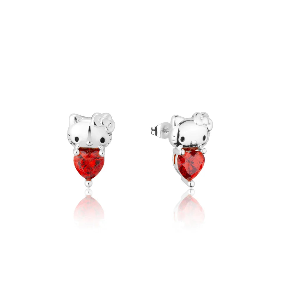 Sanrio Hello Kitty July Birthstone Stud Earrings