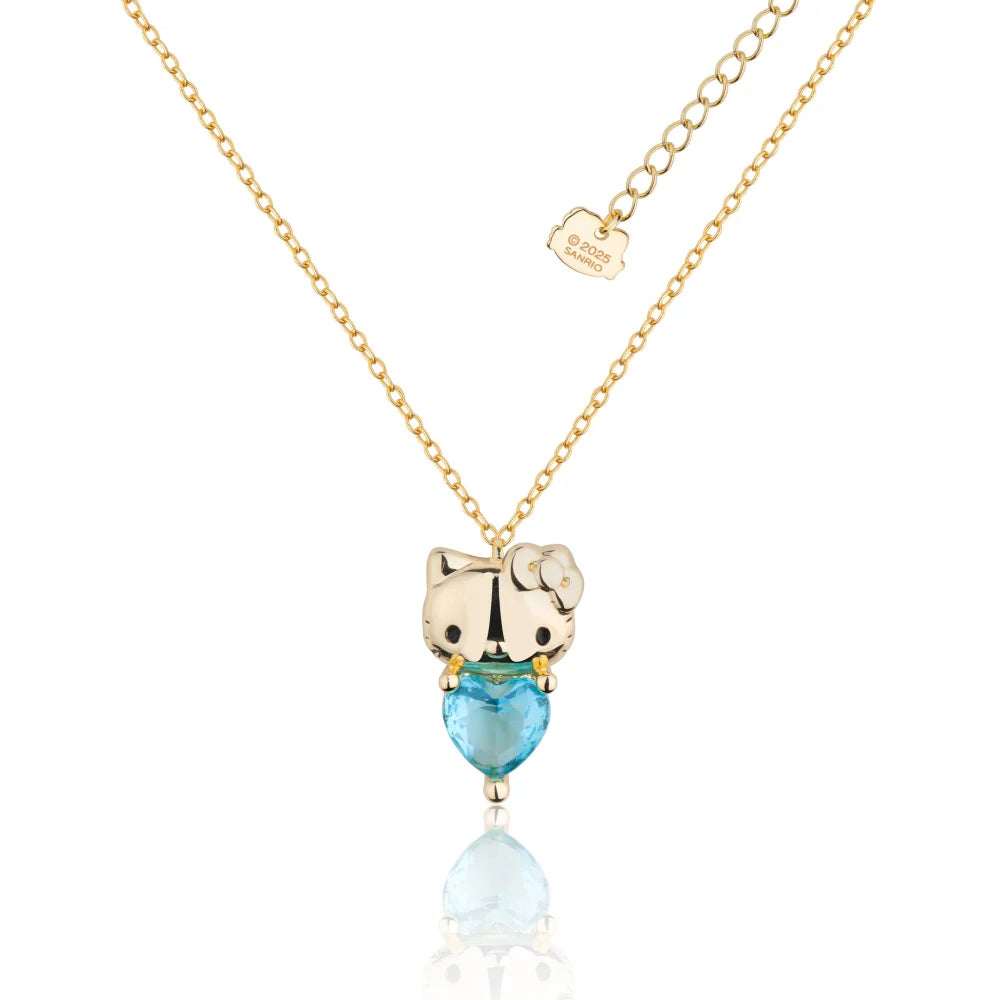 Sanrio Hello Kitty March Birthstone Necklace