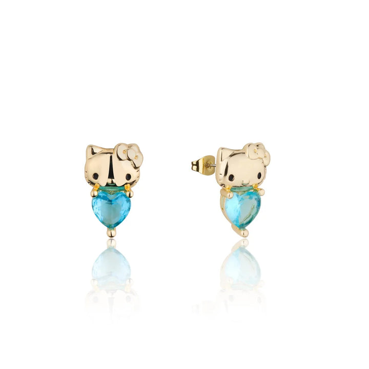 Sanrio Hello Kitty March Birthstone Stud Earrings