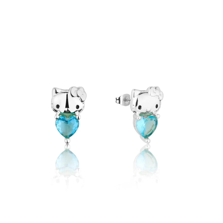 Sanrio Hello Kitty March Birthstone Stud Earrings