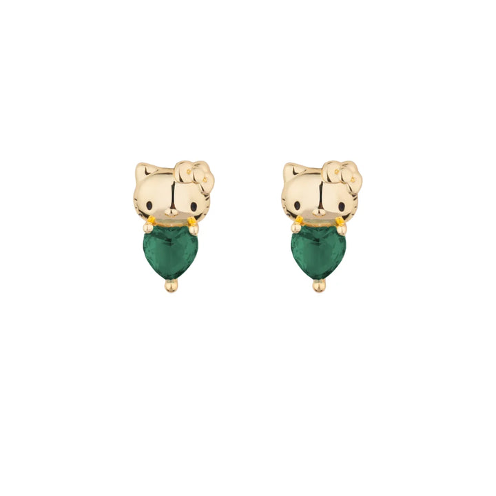 Sanrio Hello Kitty May Birthstone Stud Earrings