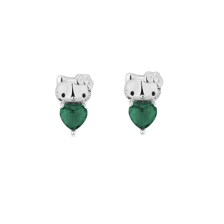 Sanrio Hello Kitty May Birthstone Stud Earrings