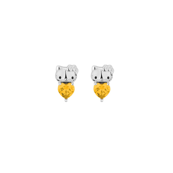 Sanrio Hello Kitty November Birthstone Stud Earrings