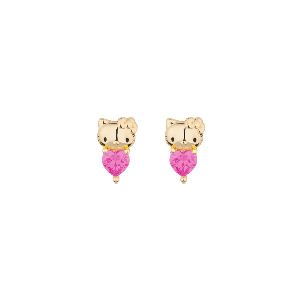 Sanrio Hello Kitty October Birthstone Stud Earrings
