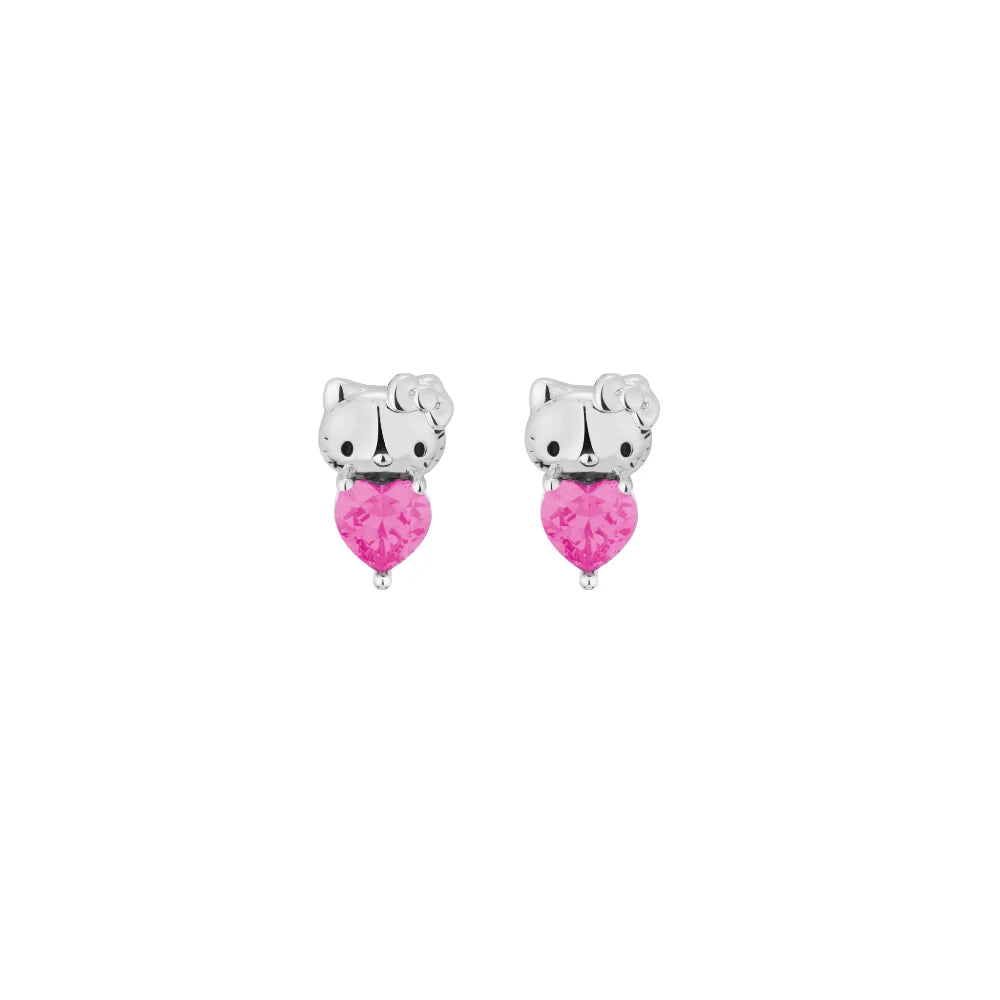 Sanrio Hello Kitty October Birthstone Stud Earrings