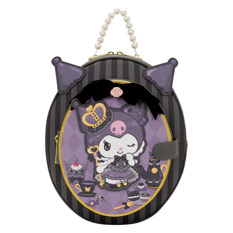 Sanrio Kuromi 20th Anniversary Cameo Mini Backpack by Loungefly
