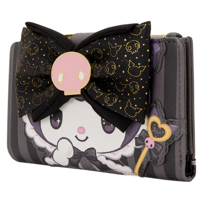 Sanrio Kuromi 20th Anniversary Flap Wallet by Loungefly
