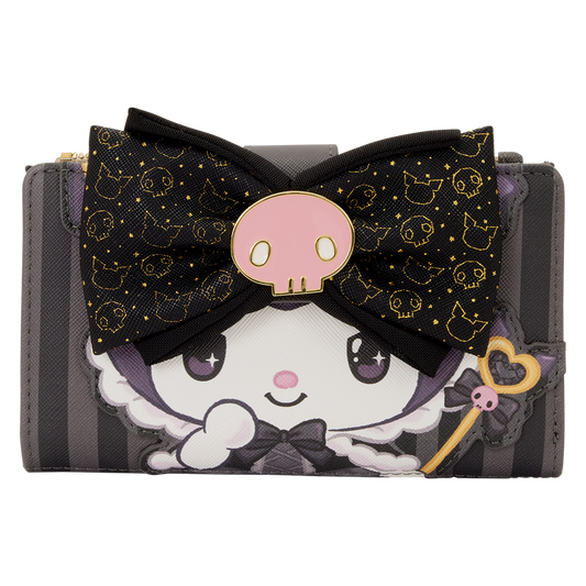 Sanrio Kuromi 20th Anniversary Flap Wallet by Loungefly