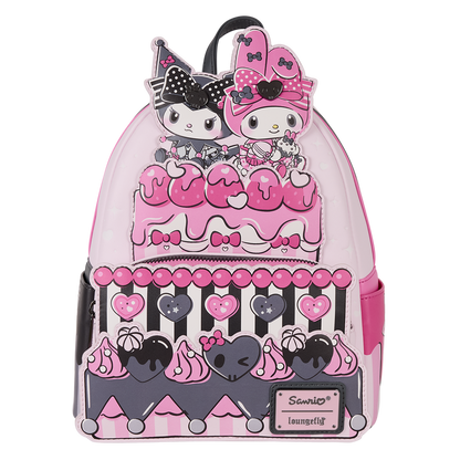 Loungefly Sanrio My Melody & Kuromi Cake Mini Backpack