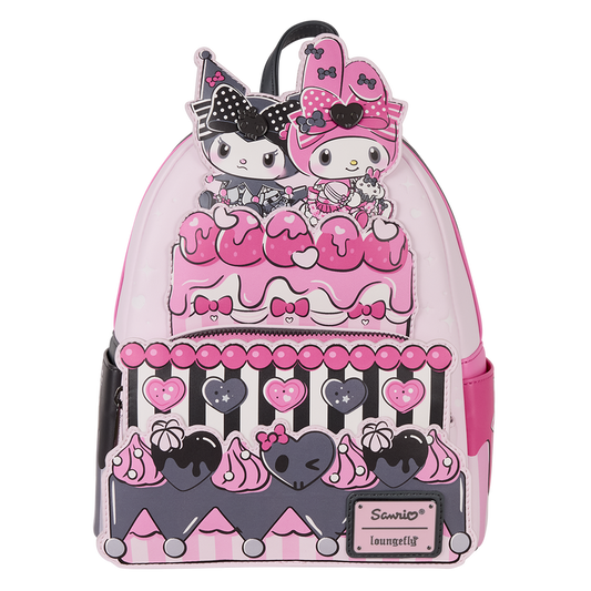 Loungefly Sanrio My Melody & Kuromi Cake Mini Backpack