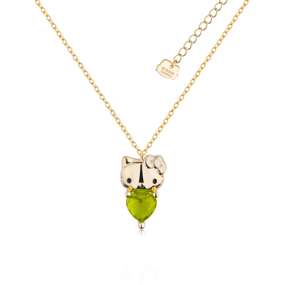 Hello Kitty August Birthstone Sanrio Necklace