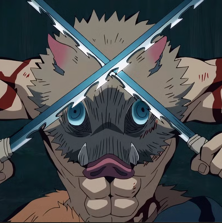 Inosuke Demon Slayer Nichirin Metal Sword Replica