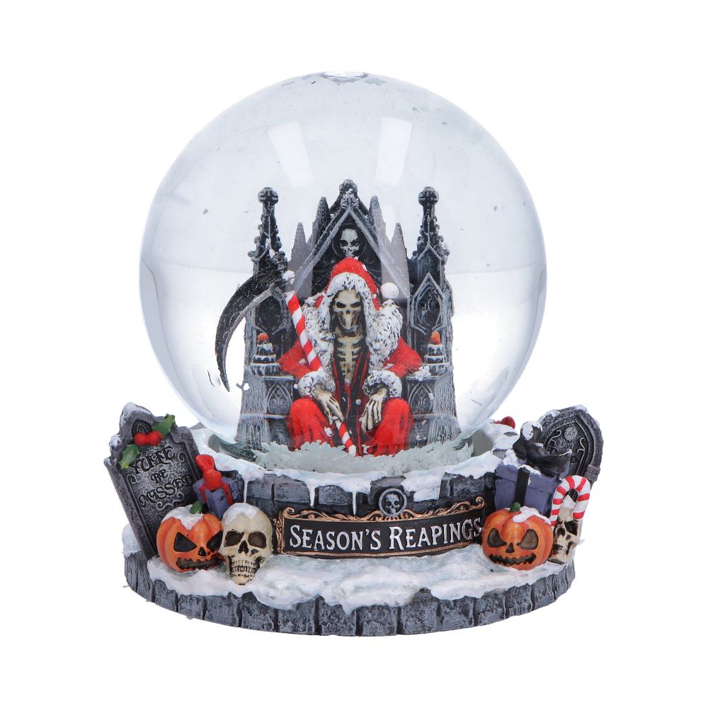 Silent Nightmares: Seasons Reapings Horror Snow Globe