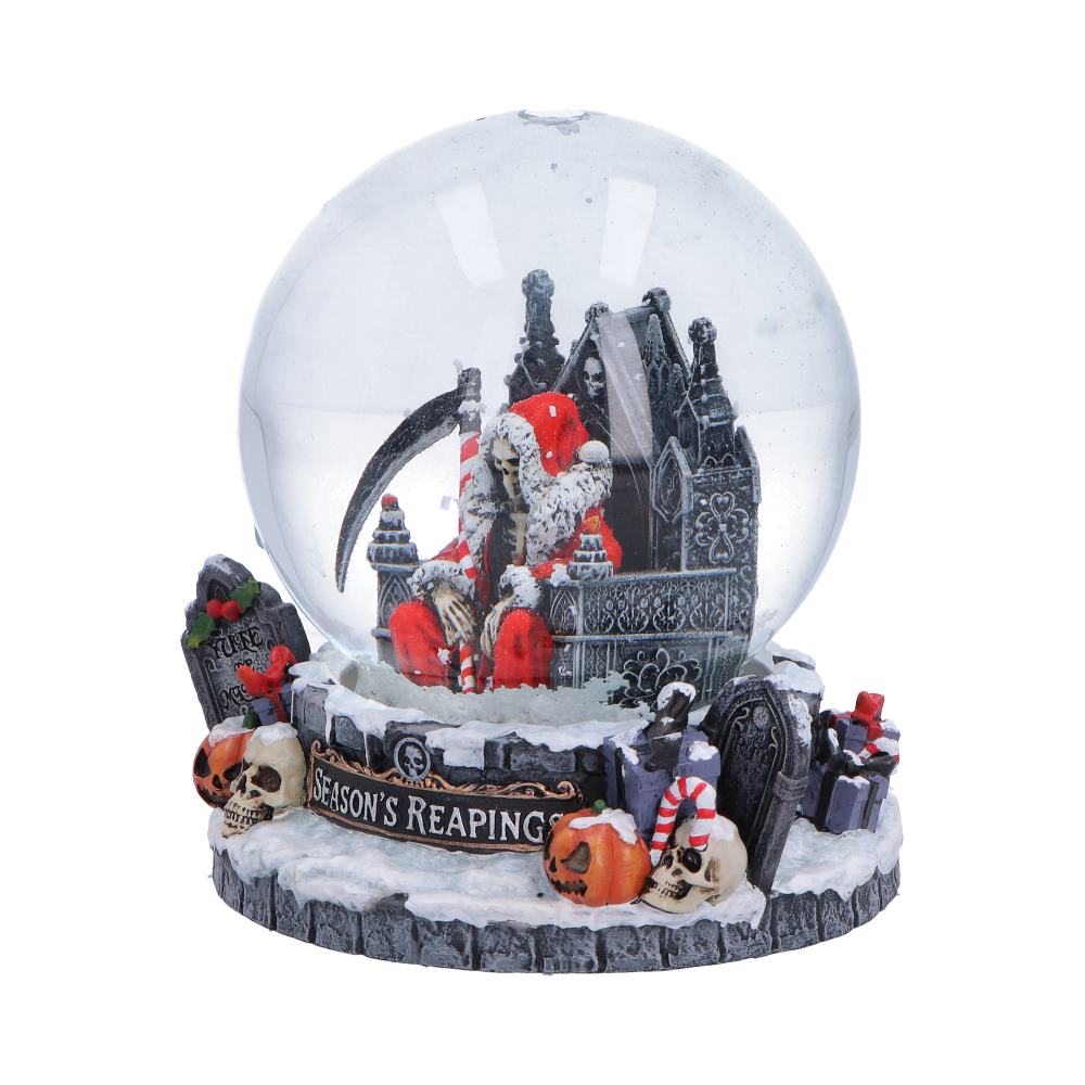 Silent Nightmares: Seasons Reapings Horror Snow Globe