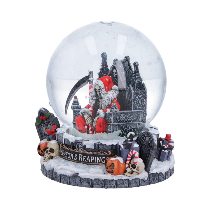 Silent Nightmares: Seasons Reapings Horror Snow Globe
