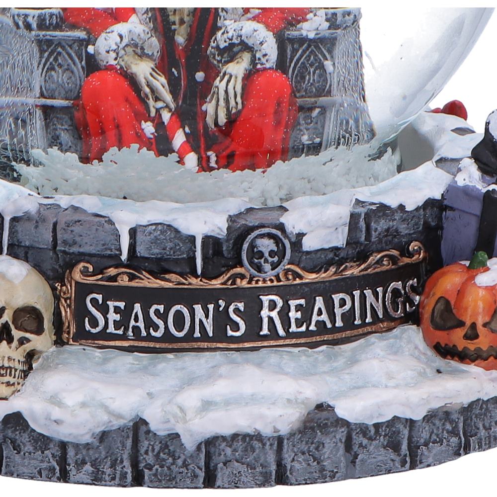 Silent Nightmares: Seasons Reapings Horror Snow Globe