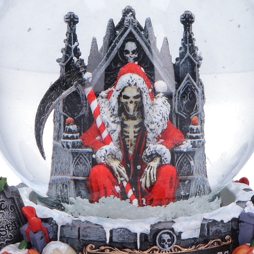 Silent Nightmares: Seasons Reapings Horror Snow Globe