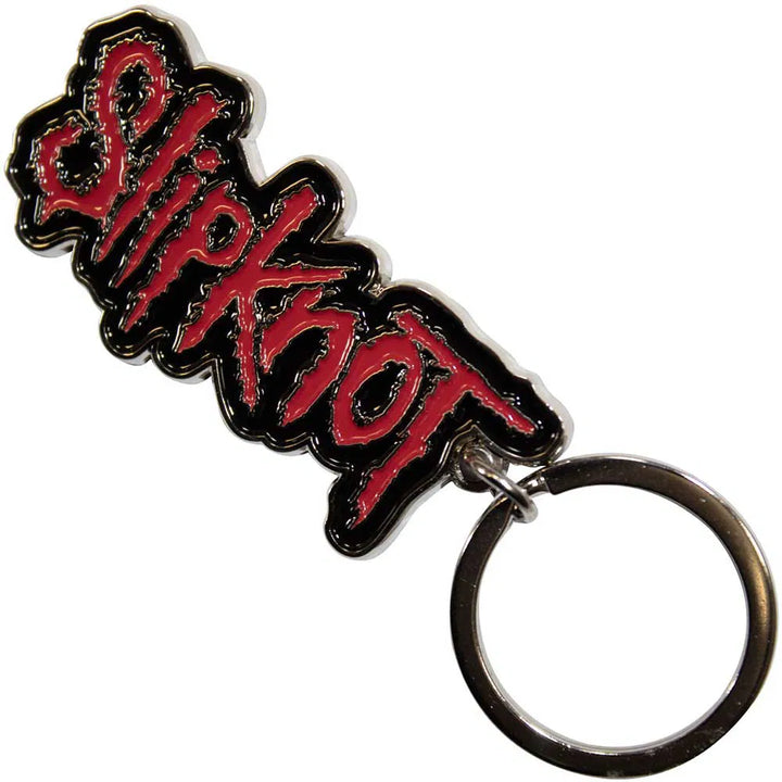 Slipknot Band Red Logo Keychain