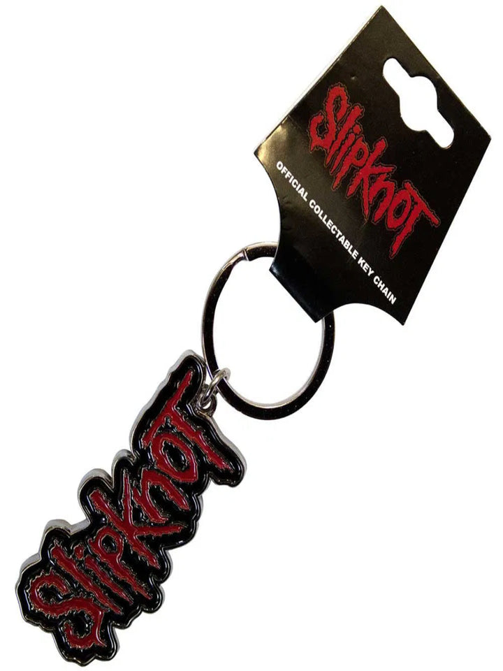 Slipknot Band Red Logo Keychain