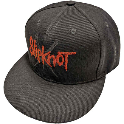 Slipknot Unisex Snapback Cap: 9 Point Star Charcoal Grey