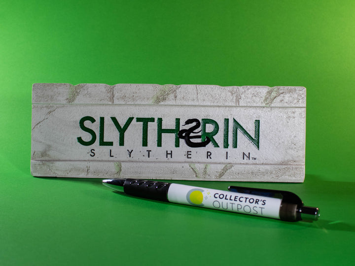 Slytherin Harry Potter Hogwarts House Desk Sign