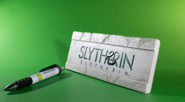 Slytherin Harry Potter Hogwarts House Desk Sign