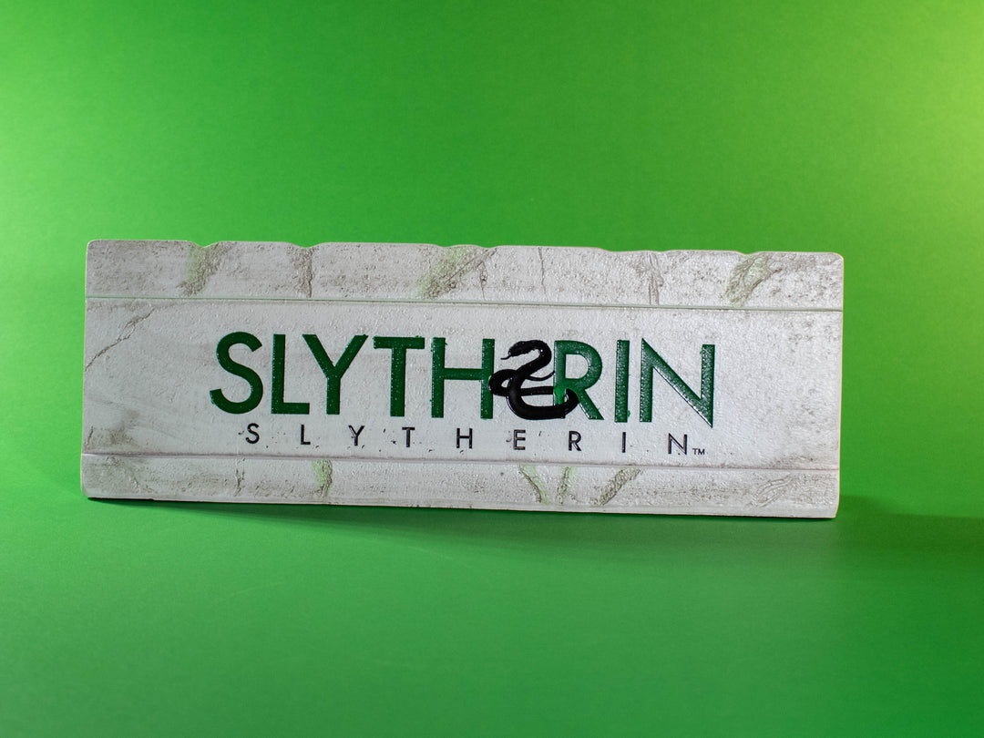 Slytherin Harry Potter Hogwarts House Desk Sign