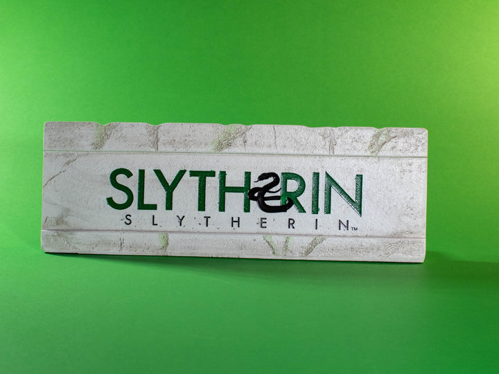 Slytherin Harry Potter Hogwarts House Desk Sign