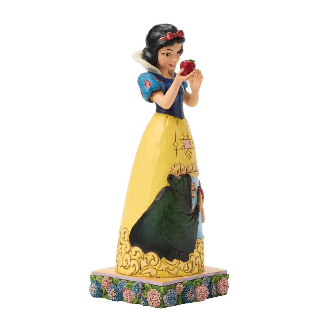 Snow White Apple with Scene Jim Shore Disney Traditions Statue