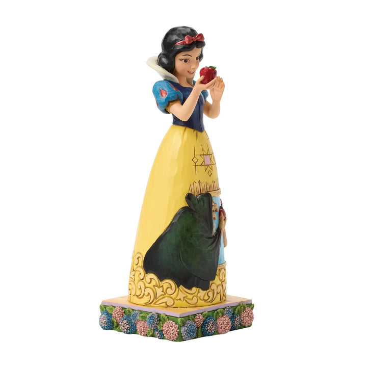 Snow White Apple with Scene Jim Shore Disney Traditions Statue