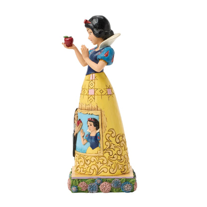 Snow White Apple with Scene Jim Shore Disney Traditions Statue