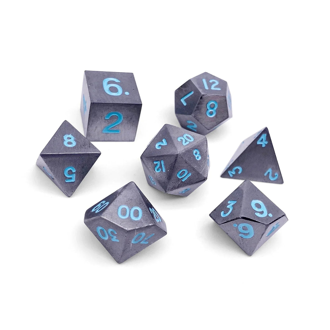 DnD Spellbound - 7 Piece Metal RPGs Dice Set