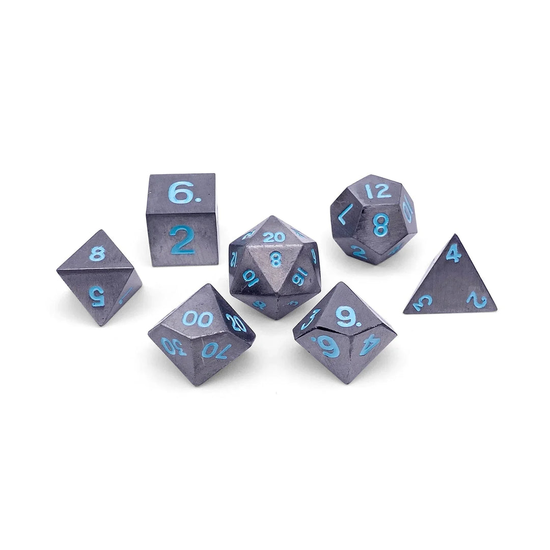 DnD Spellbound - 7 Piece Metal RPGs Dice Set