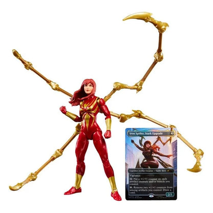 Spider-Man - Marvel Legends x Magic: The Gathering - Mary Jane Watson (Iron Spider) Action Figure and Exclusive Foil Trading Card