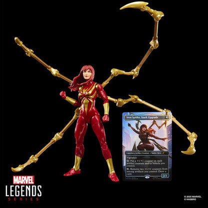 Spider-Man - Marvel Legends x Magic: The Gathering - Mary Jane Watson (Iron Spider) Action Figure and Exclusive Foil Trading Card