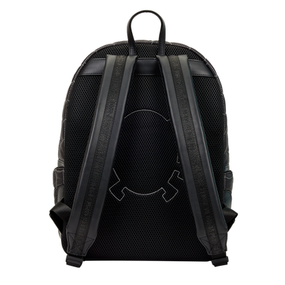 Loungefly Spider-Man Black & White Suit Cosplay Quilted Full-Size Backpack