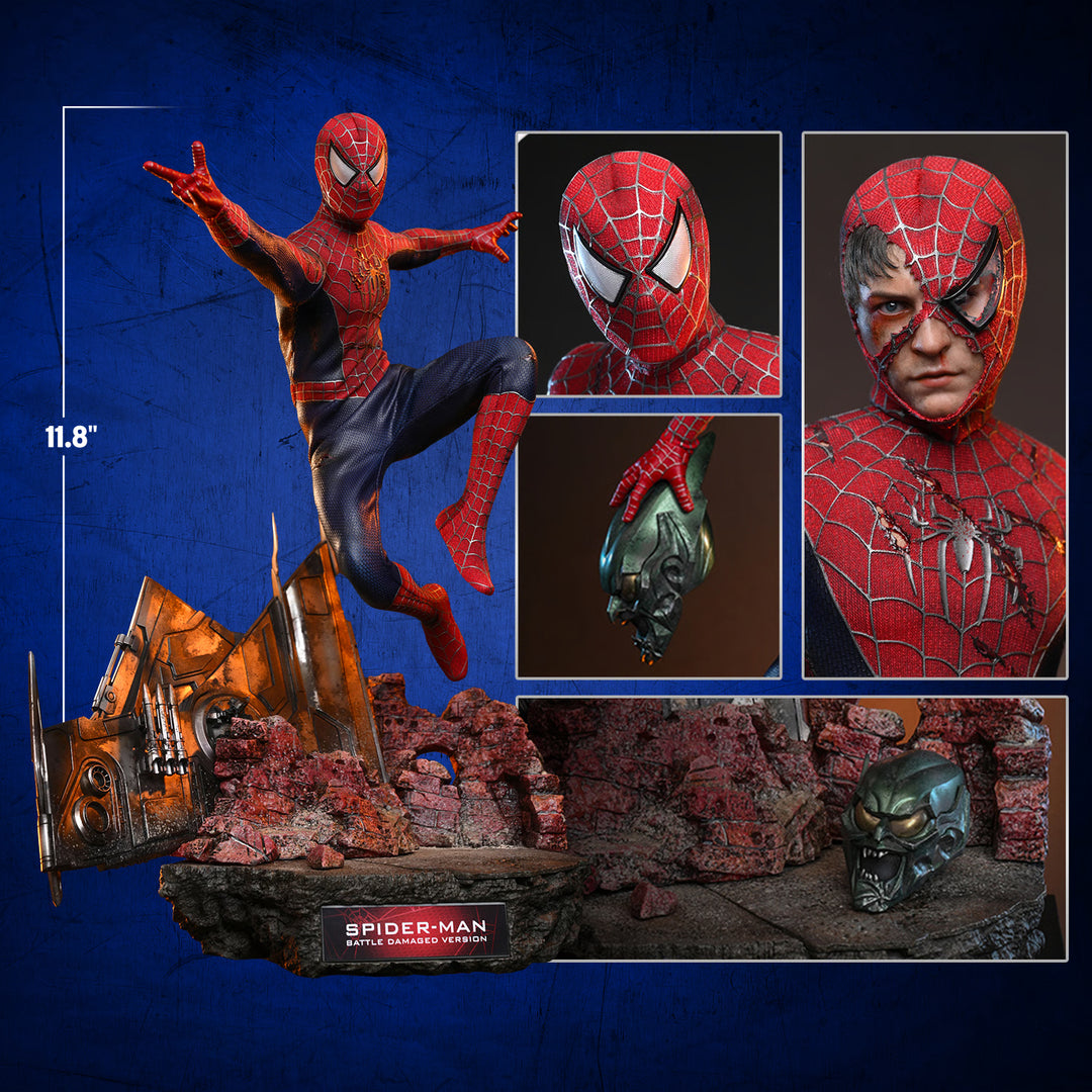*Pre-Order* Spider-Man (Battle Damaged Version) Marvel Sixth Scale Figure by Hot Toys