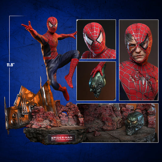 *Pre-Order* Spider-Man (Battle Damaged Version) Marvel Sixth Scale Figure by Hot Toys