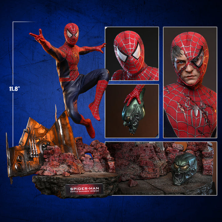*Pre-Order* Spider-Man (Battle Damaged Version) Marvel Sixth Scale Figure by Hot Toys