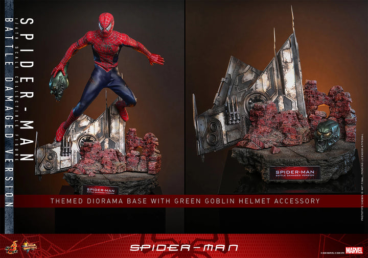 *Pre-Order* Spider-Man (Battle Damaged Version) Marvel Sixth Scale Figure by Hot Toys