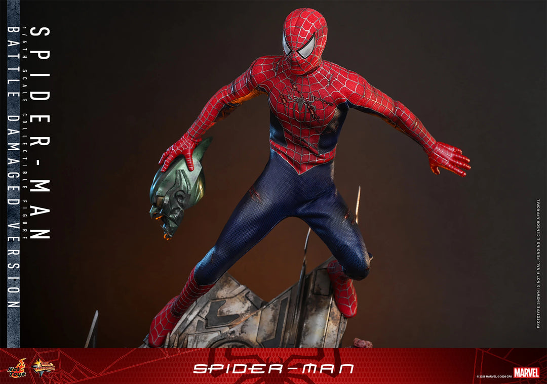 *Pre-Order* Spider-Man (Battle Damaged Version) Marvel Sixth Scale Figure by Hot Toys