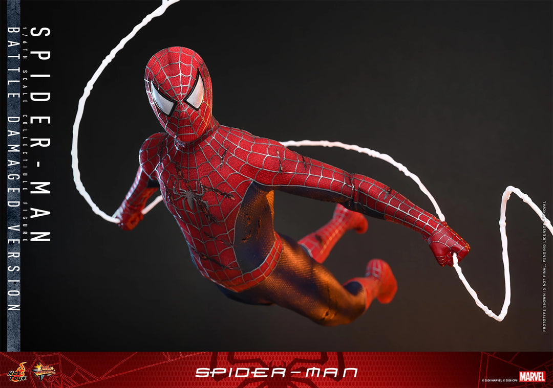 *Pre-Order* Spider-Man (Battle Damaged Version) Marvel Sixth Scale Figure by Hot Toys