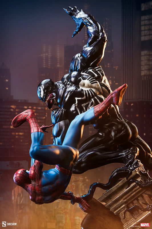 Spider-Man vs Venom Maquette Statue by Sideshow Collectibles