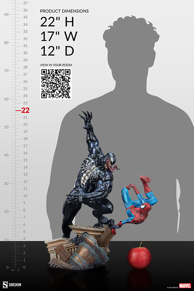 Spider-Man vs Venom Maquette Statue by Sideshow Collectibles