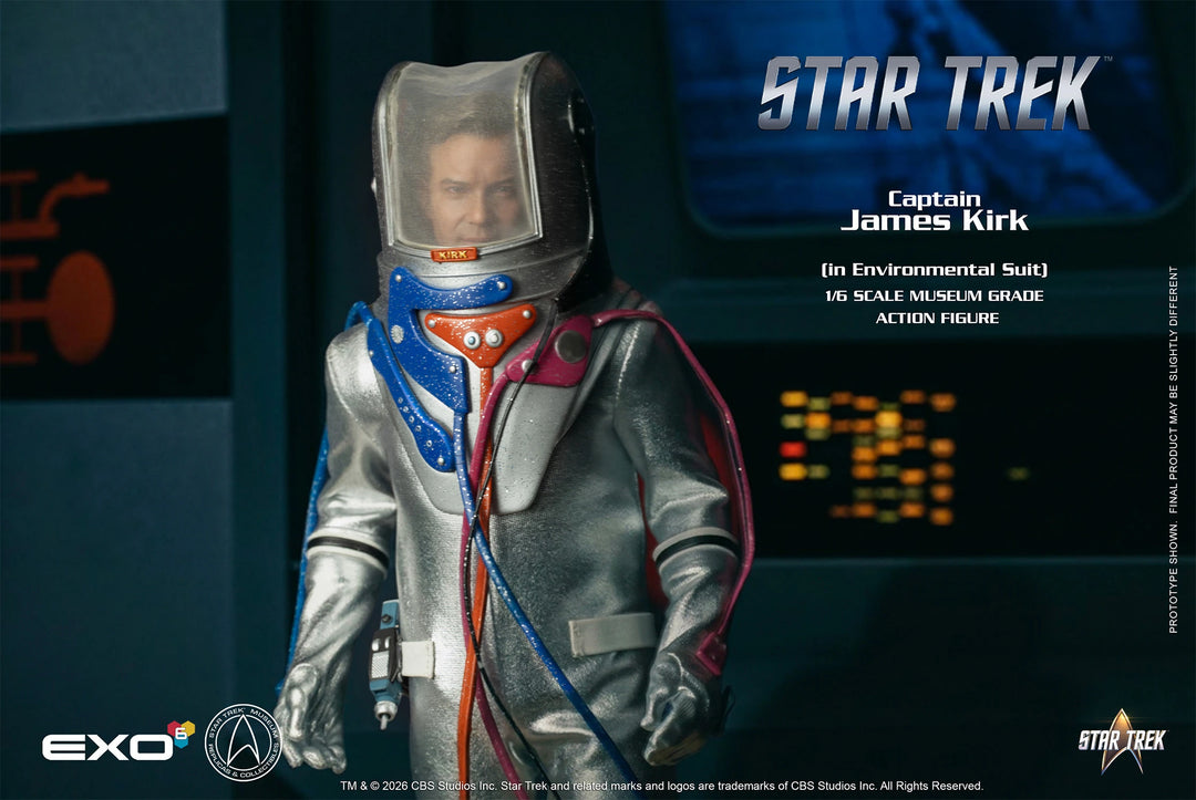 *Pre-Order* Star Trek Captain James T. Kirk (Environmental Spacesuit Edition) Sixth Scale Figure by EXO-6
