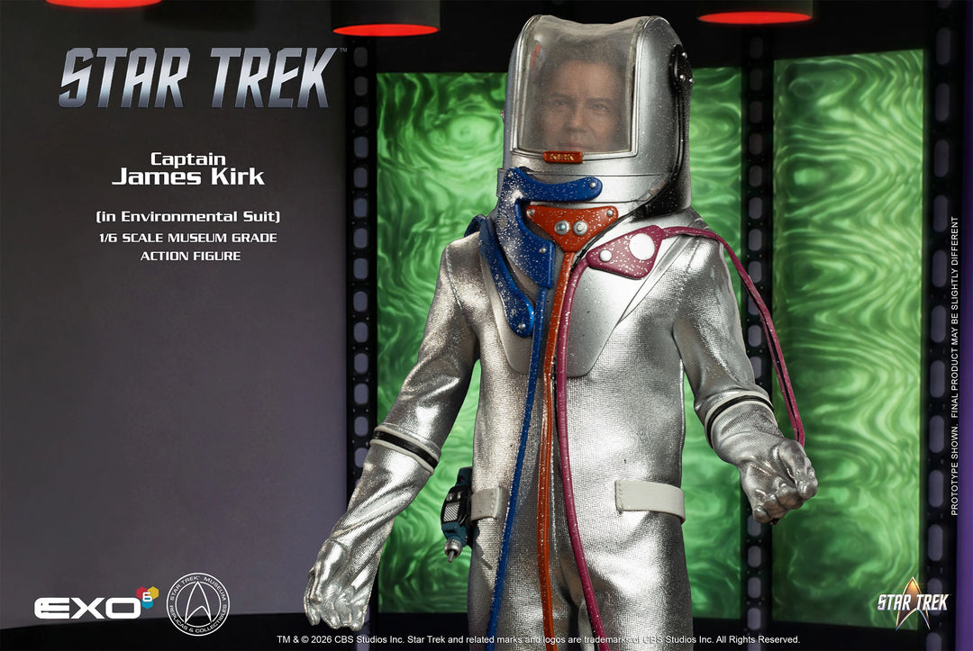 *Pre-Order* Star Trek Captain James T. Kirk (Environmental Spacesuit Edition) Sixth Scale Figure by EXO-6