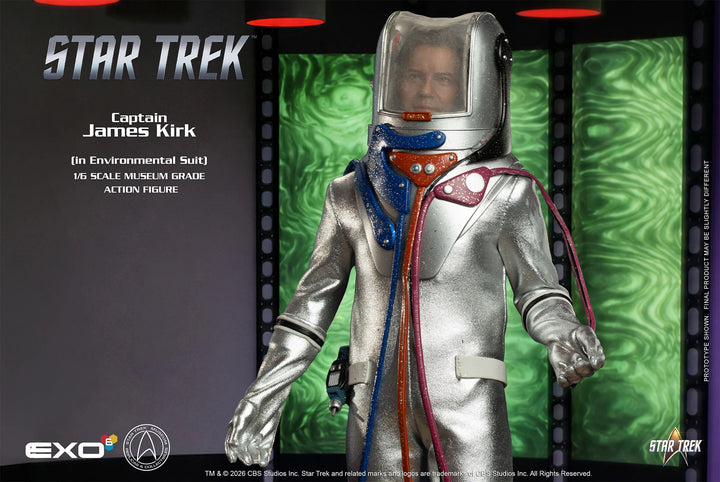 *Pre-Order* Star Trek Captain James T. Kirk (Environmental Spacesuit Edition) Sixth Scale Figure by EXO-6